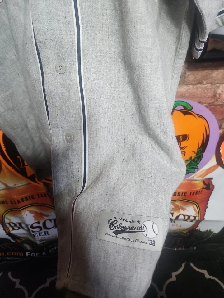 Rare Vintage Wool Penn State University Nittany Lions Baseball Jersey Colosseum - Image 2 of 4