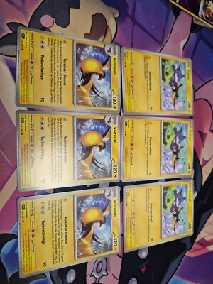 #28: Pokemon TCG 3x Voltrel TWM075 3x Voltrean PAF022 Play Set