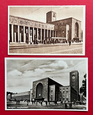2 x AK STUTTGART 1933 Hauptbahnhof    ( 120587
