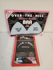 VTG Cross Your Fingers OVER THE HILL Bosom Buddy Bra Gag Novelty  Survival Kit