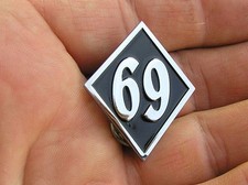 # 69 LAPEL PIN Badge Sixty Nine Motorcycle fits Harley Davidson rider 69er Bike