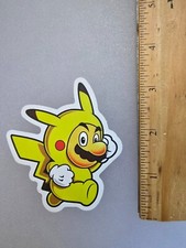 Mario Pikachu Suit Vinyl Decal Sticker Skateboard/Laptop/Luggage