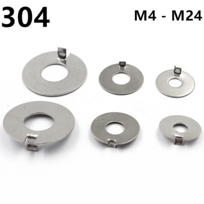 #ad 304 Stainless Steel External Tab Washers M4 M5 M6 M8 M10 M12 M14 M16 M18 M20 M24 $58.65