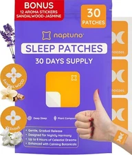 Sleep Patches for Deep Restful Sleep – Natural Ingredients , Lavender- 30 Packs