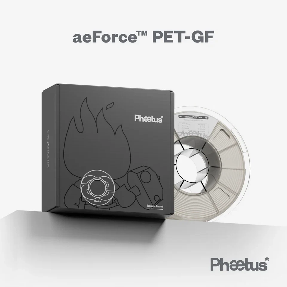 Phaetus aeForce PET-GF 3D Printer Filament Glass Filled PET 1.75mm 1kg - Image 3 of 4