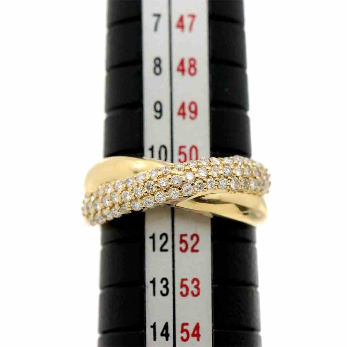 Vendome Aoyama Diamond 0.42ct Ring 18K YG size5.5-5.75(US Vendome Aoyama Diamond 0.42ct Ring 18K YG size5.5-5.75(US