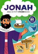 Bible Activity Jonah Sticker Book Over 80 Stickers