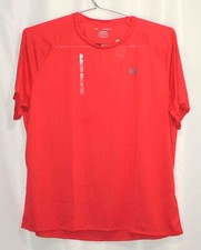 Under Armour Tech 2.0 Red Lightweight Polyester T-Shirt 1326413 Mens Size 4XL