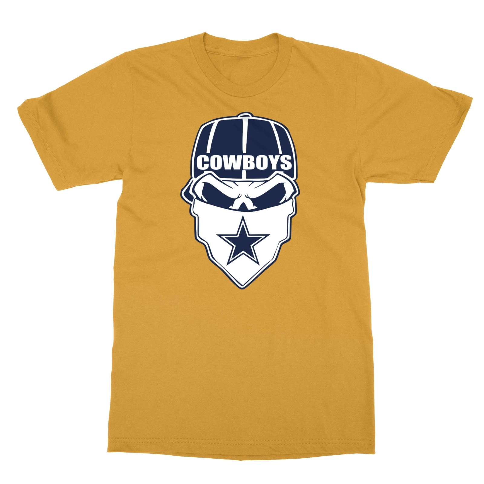 Dallas Cowboys Skull Fan Men's T-Shirt