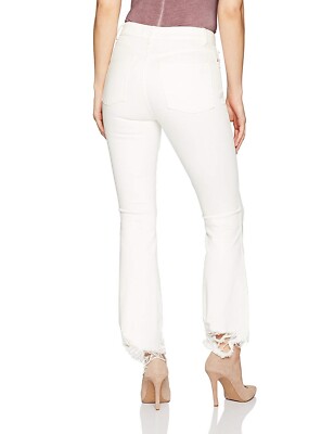 ブラック38 DL1961 155018 Women's Jackie High-Rise Cropped Flare Jeans in