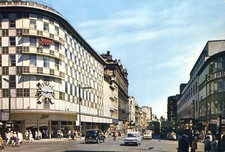 Argyle Street at Boots Corner Glasgow Scotland Postcard