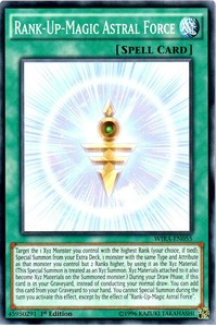 Rank-Up-Magic Astral Force - WIRA-EN055 - Common - 1st Edition x3 - Near Mint