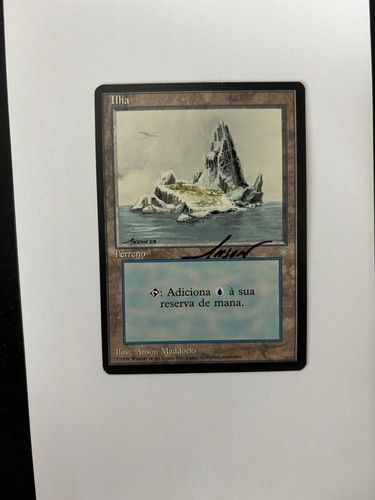 MTG ARTIST PROOF PORTUGUESE ICE AGE ISLAND NM SIGNED BY ARTIST ANSON MADDOCKS #C - Picture 6 of 6