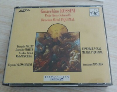 SELTENE BOX 2 CD KLASSIK GIOACCHINO ROSSINI PETITE MESSE SOLENNELLE 1992