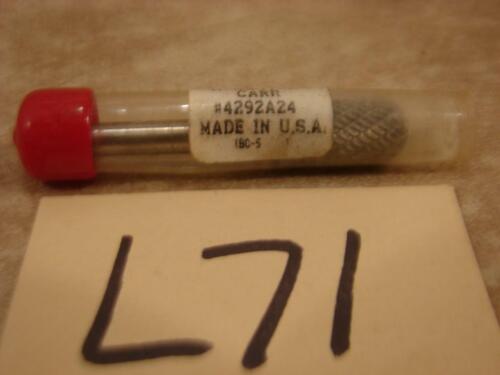 L71 McMaster Carr #4292A24 SC-5 Carbide Burr with 1/4” Shank - Picture 1 of 1