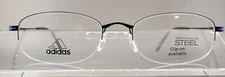NOS Adidas Silhouette af04 Black Semi Rimless eyeglass frame 53-19-140