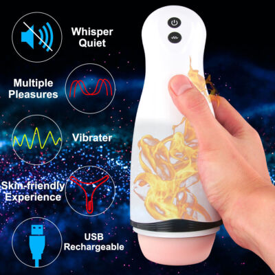 quiet male masturbators Male-Masturbators Automatic Handsfree Stroker-Cup-Penis-Sex-Toy  Masterbaters Men main image 1
