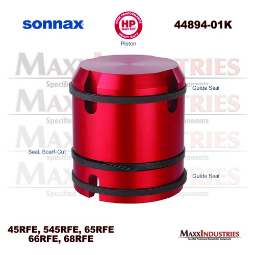 Sonnax 44894-01K Accumulator One Piston Dual Guide Seals Prevents Scuffing 68RFE - Picture 3 of 5