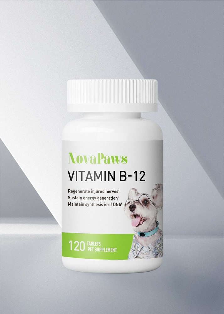 NovaPaws Vitamin B12, Pet, Dog, Chewable Tablet 120 cts
