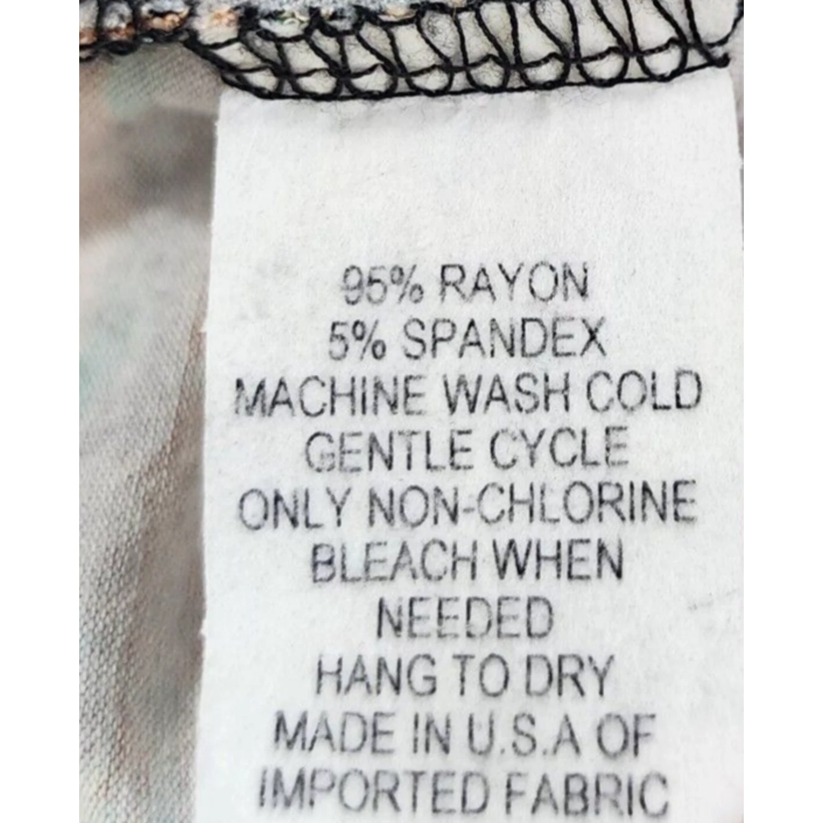 VETEMENTS Abito Salaam manica corta scollo a scoop medio Made in USA ARTE DA INDOSSARE MULTICOLORE