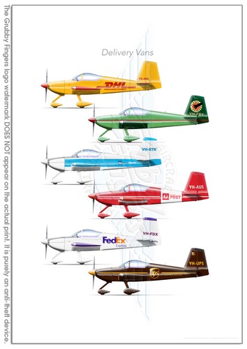 DELIVERY VANS - A3+ Profile Print - Bild 2 von 4