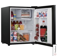Galanz 2 7 Cu Ft Compact Mini Fridge Black For Sale Online Ebay
