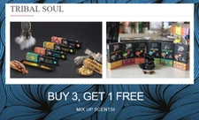 Tribal Soul Incense Sticks & Backflow Cones BUY 3 Boxes & GET 1 Box FREE!