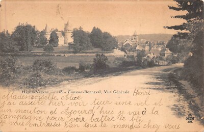 Old postcard-Coussac-Bonneval general view (121726)