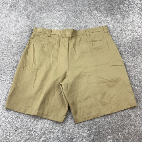 Dockers Tour Chino Shorts Men's Size W40 Tan Slash Pocket Pleated Casual Poly - Picture 3 of 9