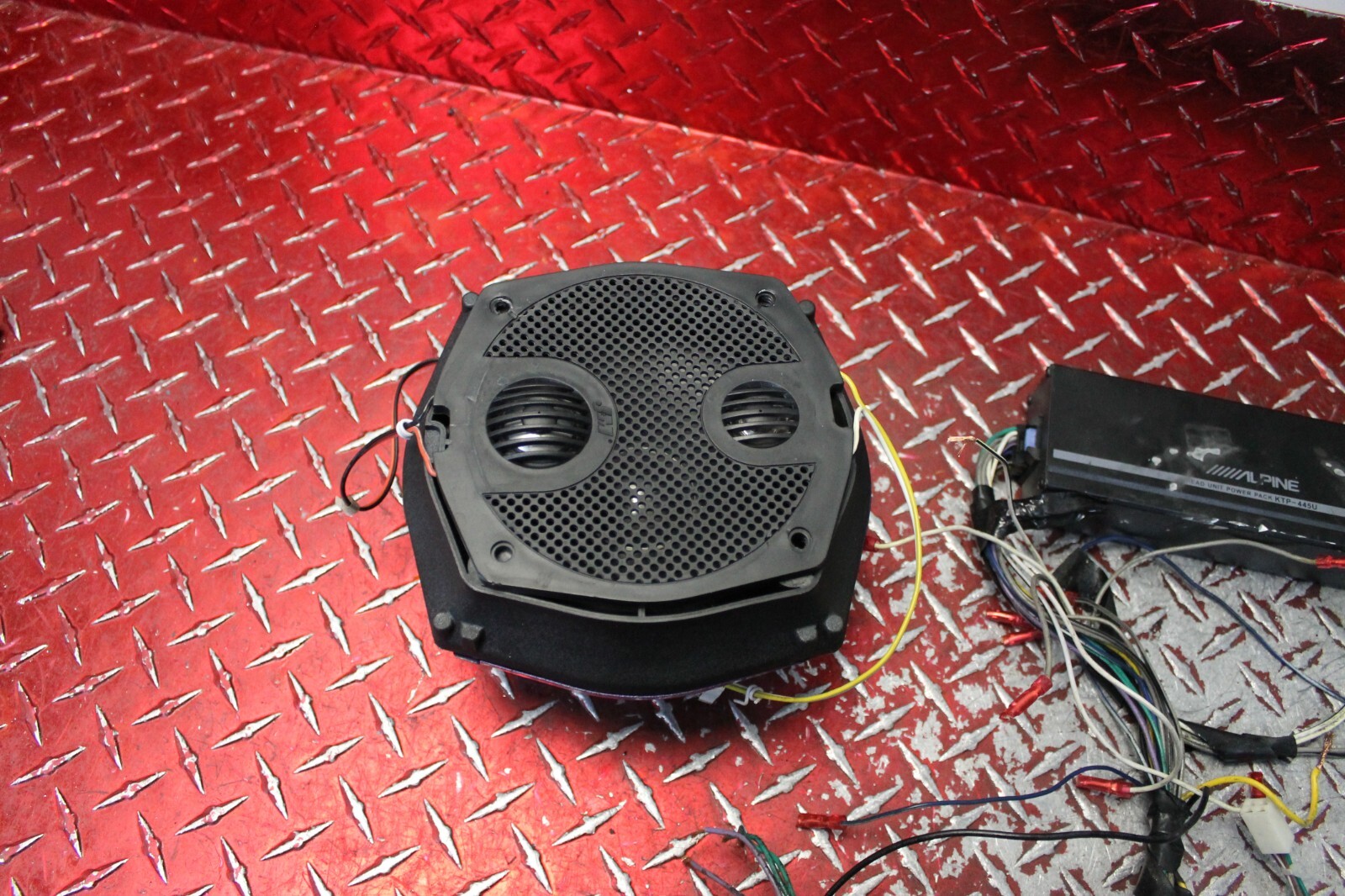 2013 HARLEY ELECTRA GLIDE ALPINE KTP-445U W JM ROCKER SPEAKERS 2007 - 2016 EG114