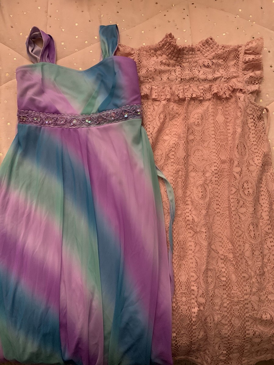 layered dresses with sleeves Long Sleeve Gauze Tiered Midi Dress