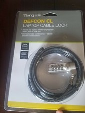 Targus DEFCON CL Notebook/Laptop Coiled Cable Lock PA410U Brand New