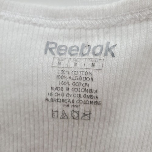 Reebok Women's White Seattle Seahawks Embroidered Sleeveless Ribbed Tank Top M - Picture 3 of 5
