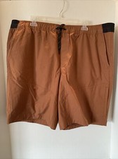 Eddie Bauer Shorts Travex Men's XXL Ultimate Adventure Flex Pull On Rust