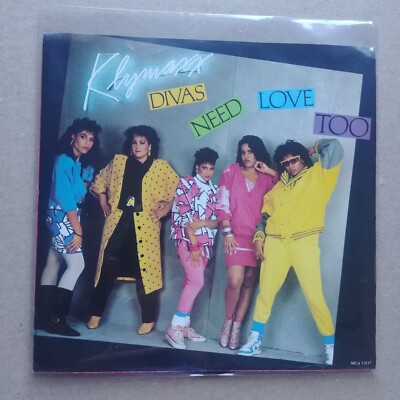 KLYMAXX Divas Need Love Too FUNK R&B SOUL 45 7'' Vinyl Record 1987