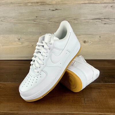 Nike Air Force 1 Low Mens Size 11 White Gum Light Brown DJ2739 100