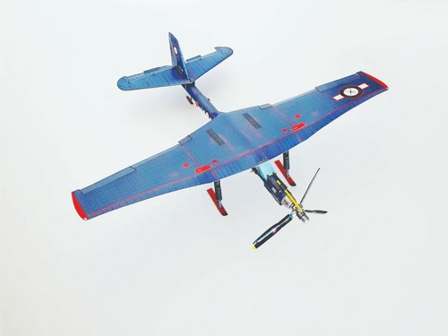 Paper Air Force Screaming Super Streaker "Mini Streaker" 15.6" Rubber Power Kit - Picture 6 of 12