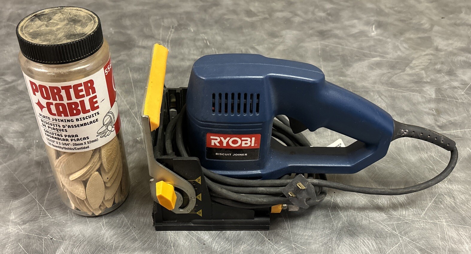 Ryobi JM811 Corded Electric 6 Amp 120Volt Biscuit Plate Joiner w