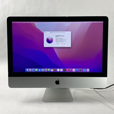 Apple A1418 iMac 21.5'' 2015 1.6 GHz Core i5 8 GB RAM 1TB HDD macOS 12.7.6