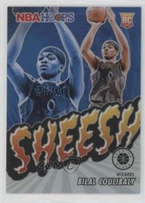 2023 Panini NBA Hoops Premium Stock Sheesh Silver Prizm Bilal Coulibaly #14 1sm3