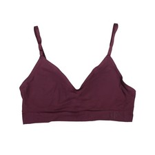 Lauren Ralph Lauren Women's Bra Luxe Smoothing Wireless Pinot Noir Medium New