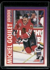 1991-92 Score Canadian - 1000 Point Club Michel Goulet #265 FAST SHIPPING NHL