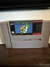 6 SNES Games - Super Mario World, Madden, Monopoly & More. Used Games Untested