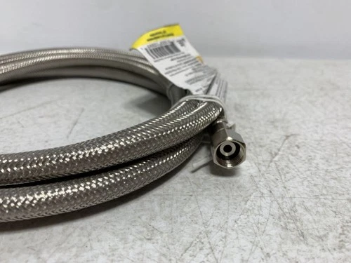 Proflo PFX146207 Icemaker Hose 1/4" Comp x 84" Stainless Steel - Picture 5 of 5