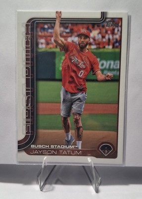 2025 TOPPS SERIES 1 JASON TATUM FIRST PITCH