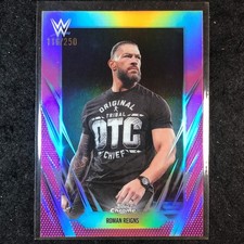 2026 Topps Chrome WWE ROMAN REIGNS Base Pink /250 #18