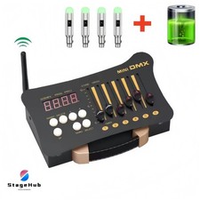 Mini DMX512 Console 54 Channel Wireless Battery DJ Disco Stage Lighting Console