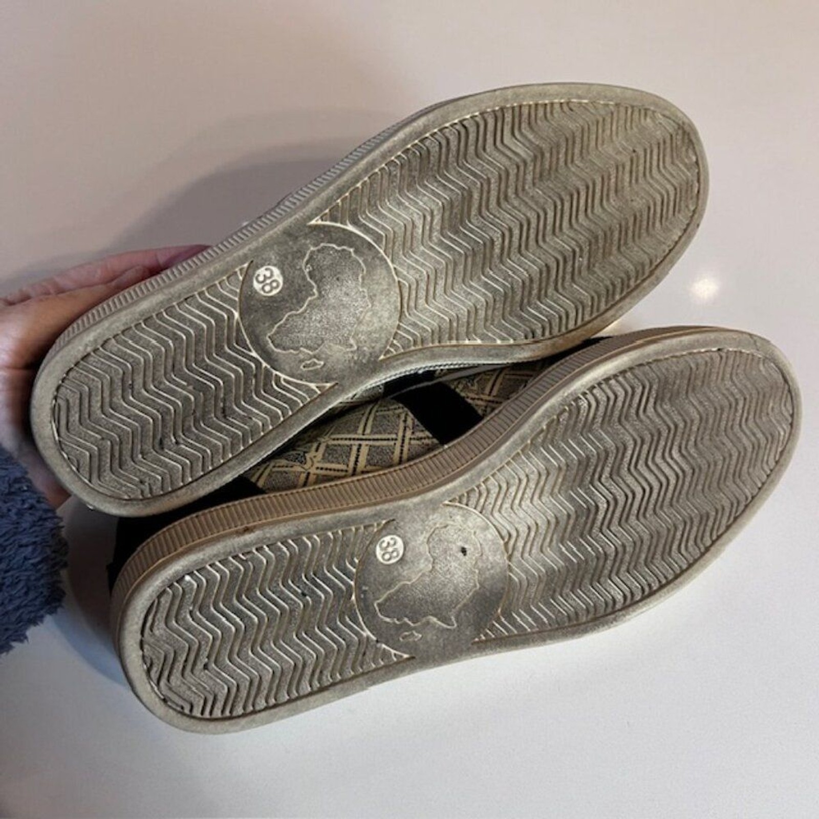 Cotélac Black White Patterned Low Top Sneakers - … - image 7