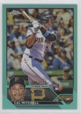 2023 Topps Chrome Aqua Refractor 45/199 Cal Mitchell #108 11oh