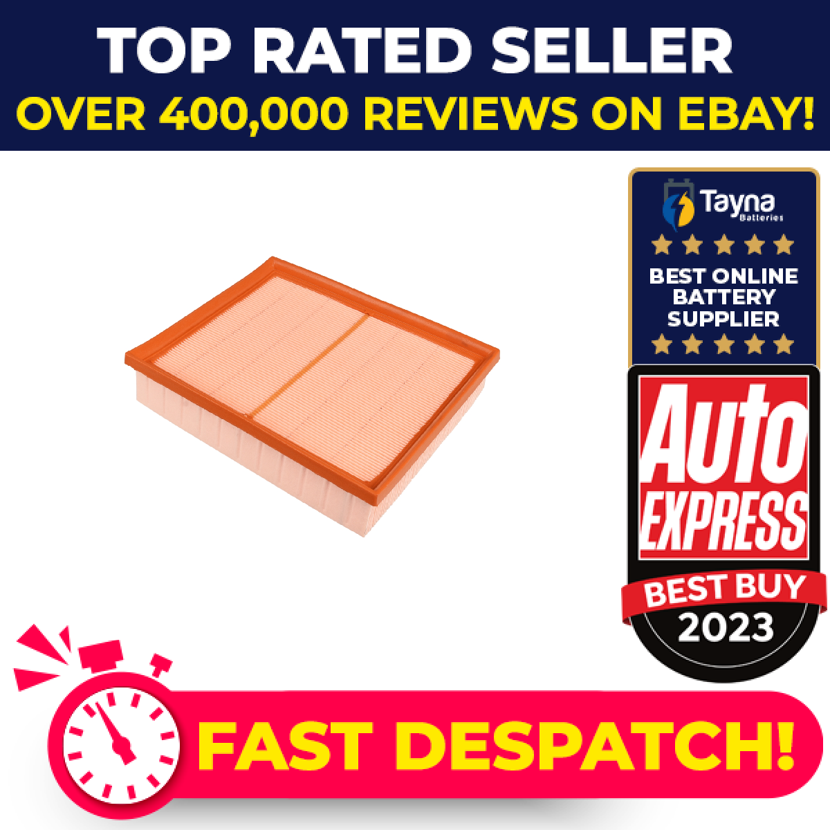 Air Filter fits NISSAN NP300 D231 2.3D 2015 on 165464JA1A 165464JA1B 165464JM1A